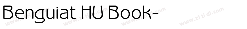 Benguiat HU Book字体转换
